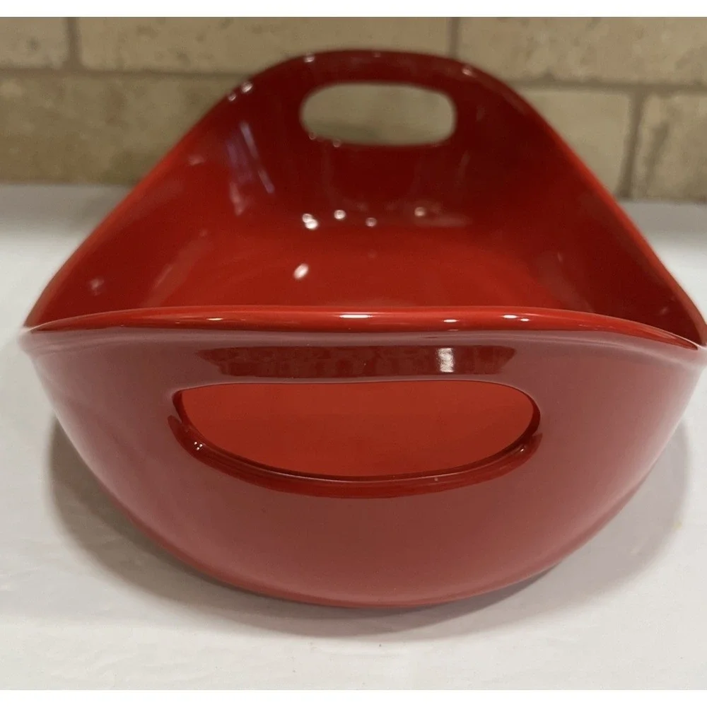 Rachel Ray Casserole Dish 2.25 Quart Red 9x13 Baking Serving H017